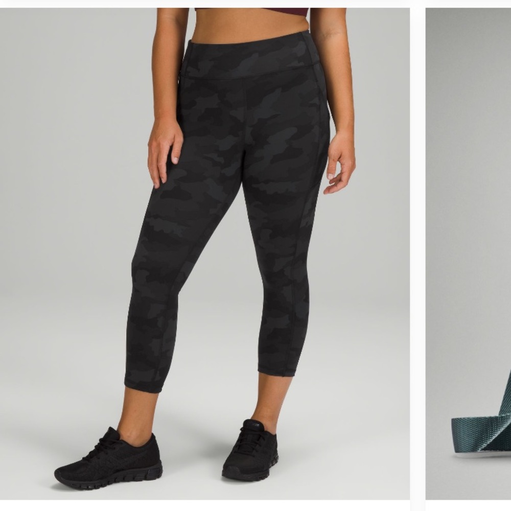 Lululemon Heritage 365 Camo Deep Coal Multi Leggings | size 10